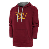 Washington Commanders Antigua Victory Chenille Pullover Hoodie Burgundy - NFL