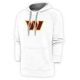 Washington Commanders Antigua Victory Chenille Pullover Hoodie White - NFL