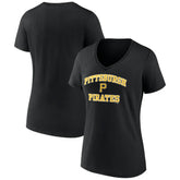 Pittsburgh Pirates Women's Heart and Soul V-Neck T-Shirt Near Me