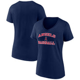 Los Angeles Angels Women's Heart and Soul V-Neck T-Shirt Lifestyle