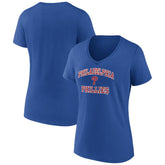 Philadelphia Phillies Women's Heart and Soul V-Neck T-Shirt Clearance