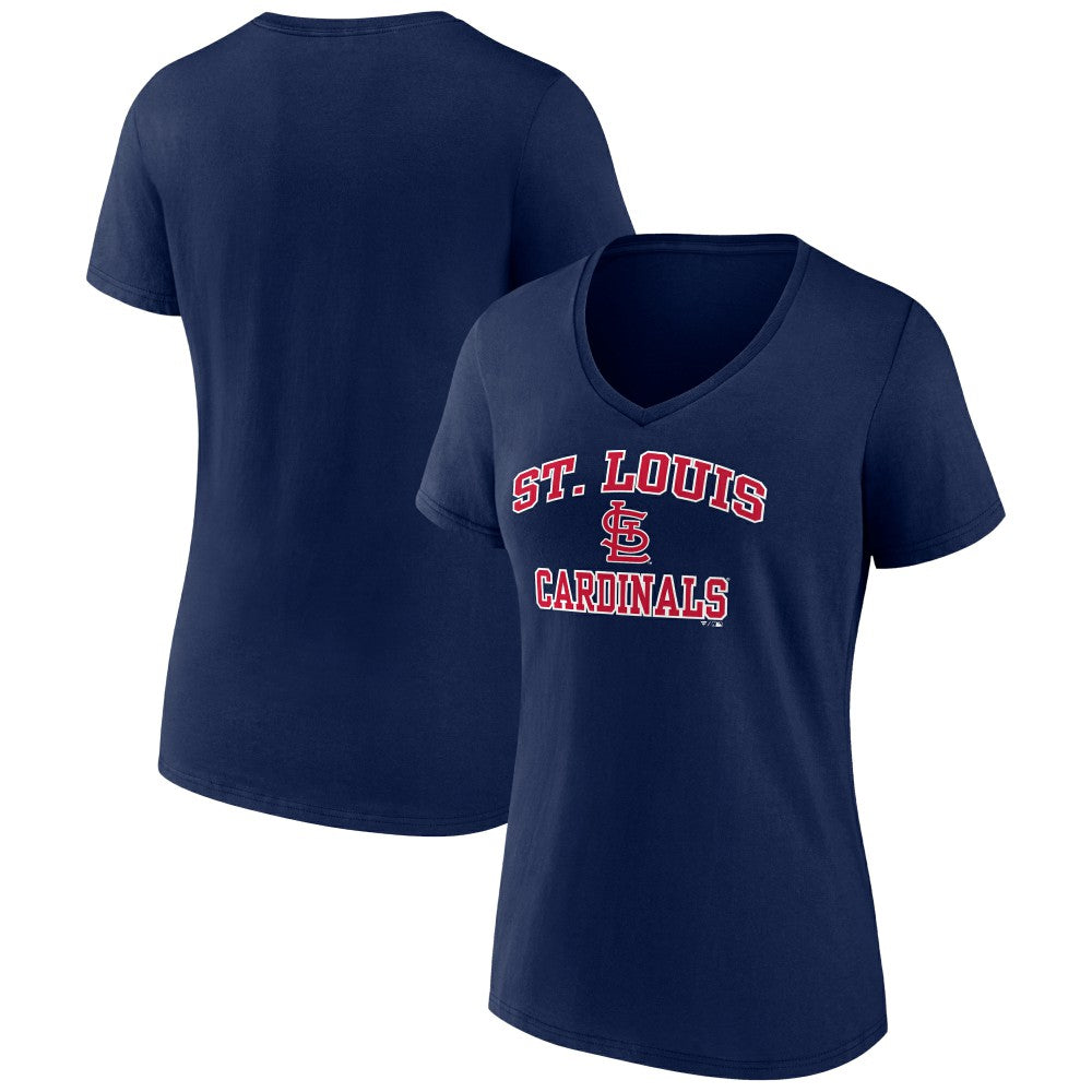 St. Louis Cardinals Women's Heart and Soul V-Neck T-Shirt Clearance
