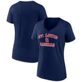 St. Louis Cardinals Women's Heart and Soul V-Neck T-Shirt Clearance