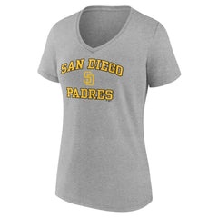 San Diego Padres Women's Heart and Soul V-Neck T-Shirt discount