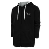 Tennessee Titans Antigua Metallic Logo Victory Full-Zip Hoodie Black - NFL