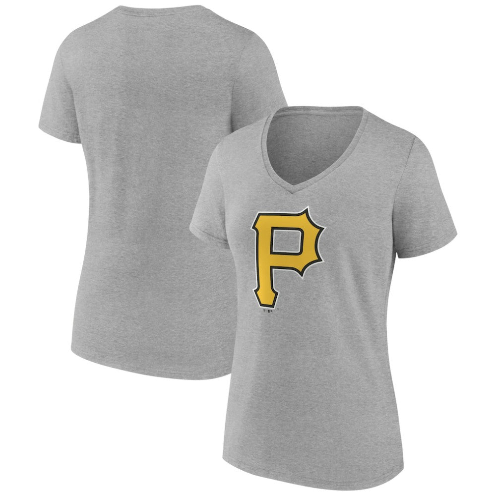 Pittsburgh Pirates Women's Official Logo V-Neck T-Shirt discount