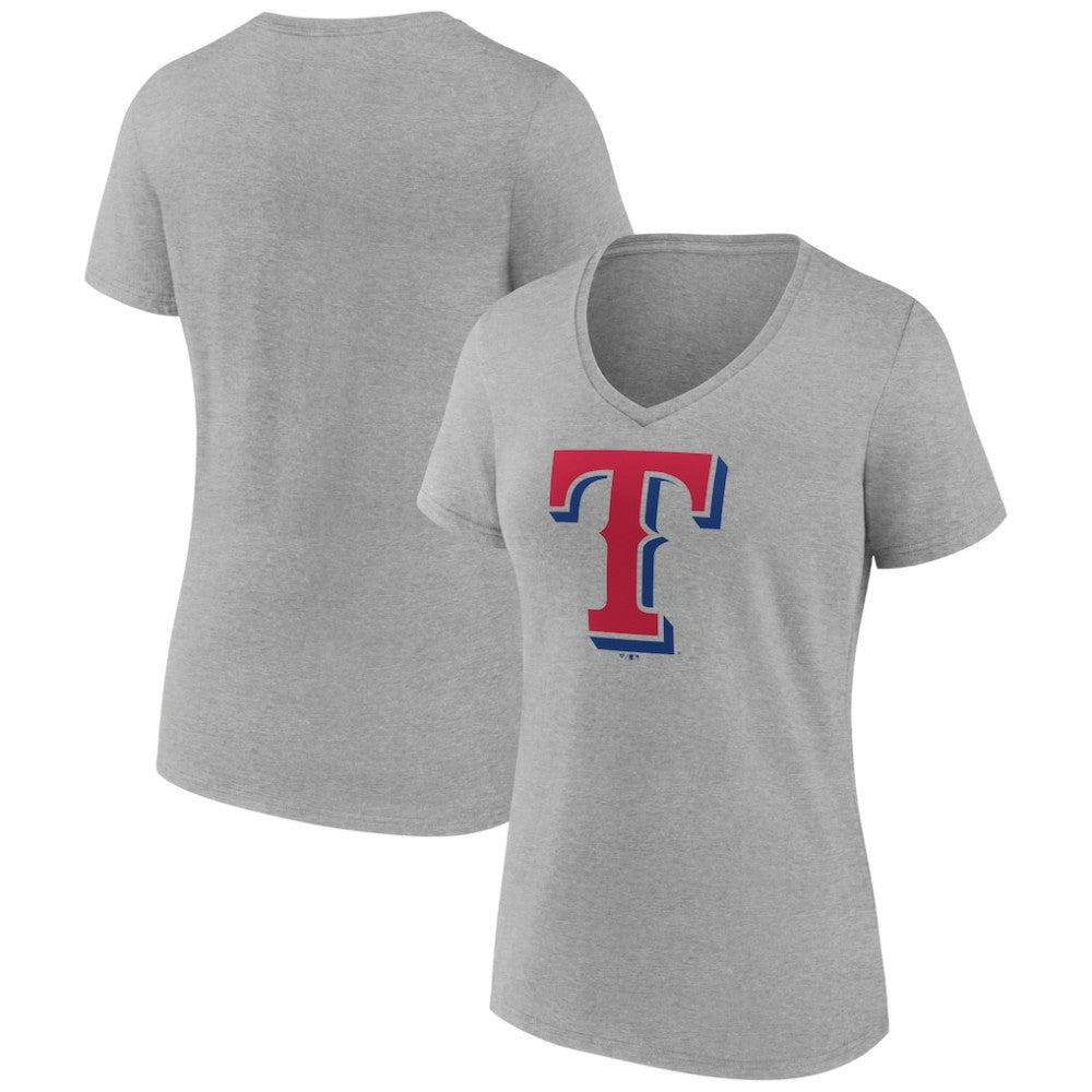 Texas Rangers Women's Official Logo V-Neck T-Shirt Clearance