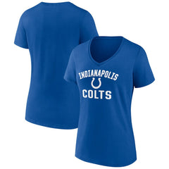 Indianapolis Colts Women's Victory Arch Team V-Neck T-Shirt Royal - NFL