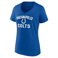 Indianapolis Colts Women's Victory Arch Team V-Neck T-Shirt Royal - NFL