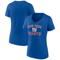 New York Giants Women's Victory Arch Team V-Neck T-Shirt Royal - NFL