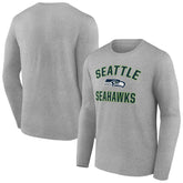 Seattle Seahawks Victory Arch Long Sleeve T-Shirt Gray - NFL