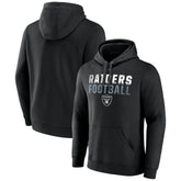 Las Vegas Raiders Team Fade Out Fitted Pullover Hoodie Black - NFL