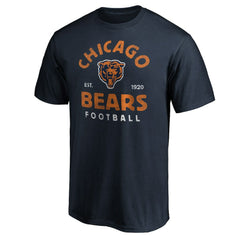 Chicago Bears Vintage Arch T-Shirt Navy - NFL