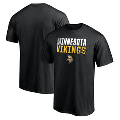 Minnesota Vikings Team Fade Out T-Shirt Black - NFL