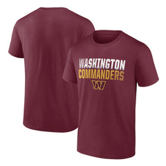 Washington Commanders Team Fade Out T-Shirt Burgundy - NFL