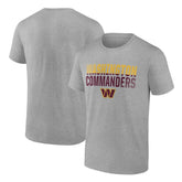 Washington Commanders Team Fade Out T-Shirt Heather Gray - NFL