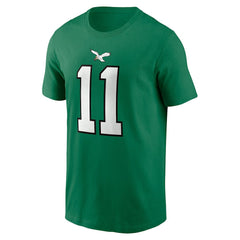 A.J. Brown Philadelphia Eagles Alternate Player Name & Number T-Shirt Kelly Green - Nike