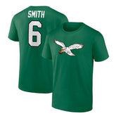DeVonta Smith Philadelphia Eagles Alternate Icon Player Name & Number T-Shirt Kelly Green - Fanatics