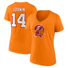 Chris Godwin Tampa Bay Buccaneers Women's Throwback Player Icon Name & Number T-Shirt Orange - Fanatics