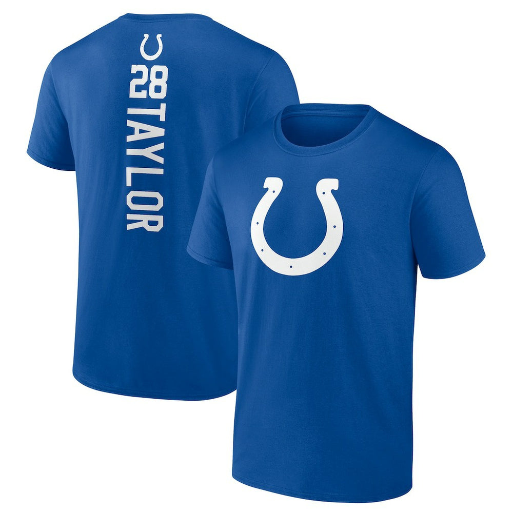 Jonathan Taylor Indianapolis Colts Playmaker T-Shirt Royal - NFL