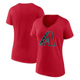 Arizona Diamondbacks Women's Official Logo V-Neck T-Shirt Sale