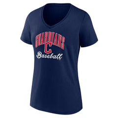 Cleveland Guardians Women's Victory Script Team V-Neck T-Shirt discount