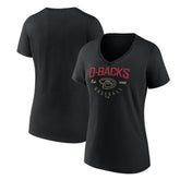 Arizona Diamondbacks Women's Live For It Team V-Neck T-Shirt Sale