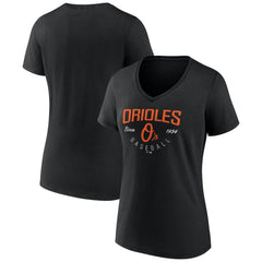 Baltimore Orioles Women's Live For It Team V-Neck T-Shirt Online