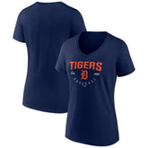 Detroit Tigers Women's Live For It Team V-Neck T-Shirt for sale