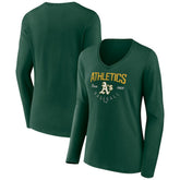 Athletics Women's Live For It Long Sleeve Long Sleeve V-Neck T-Shirt discount