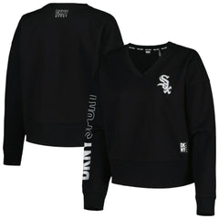 Chicago White Sox DKNY Sport Women's Lily V-Neck Pullover Sweatshirt Near Me