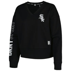 Chicago White Sox DKNY Sport Women's Lily V-Neck Pullover Sweatshirt Near Me