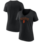 San Francisco Giants Women's Lockup V-Neck T-Shirt Online