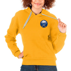 Buffalo Sabres - Antigua Women's Victory Pullover Hoodie Gold