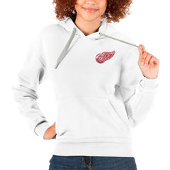 Detroit Red Wings - Antigua Women's Victory Pullover Hoodie White