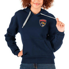 Florida Panthers - Antigua Women's Victory Pullover Hoodie Navy