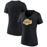NBA - Los Angeles Lakers Women's Logo V-Neck T-Shirt - Black