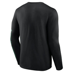 New York Jets Helmet Platform Long Sleeve T-Shirt Black - Fanatics
