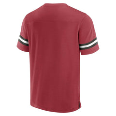 Arizona Cardinals Jersey Tackle V-Neck T-Shirt Cardinal - Fanatics