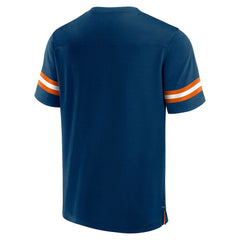 Chicago Bears Jersey Tackle V-Neck T-Shirt Navy - Fanatics