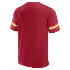 Tampa Bay Buccaneers Jersey Tackle V-Neck T-Shirt Red - Fanatics