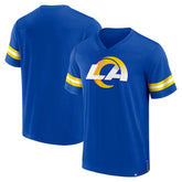 Los Angeles Rams Jersey Tackle V-Neck T-Shirt Royal - Fanatics