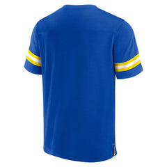 Los Angeles Rams Jersey Tackle V-Neck T-Shirt Royal - Fanatics