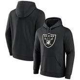 Las Vegas Raiders Primary Logo Fleece Pullover Hoodie Black - Fanatics