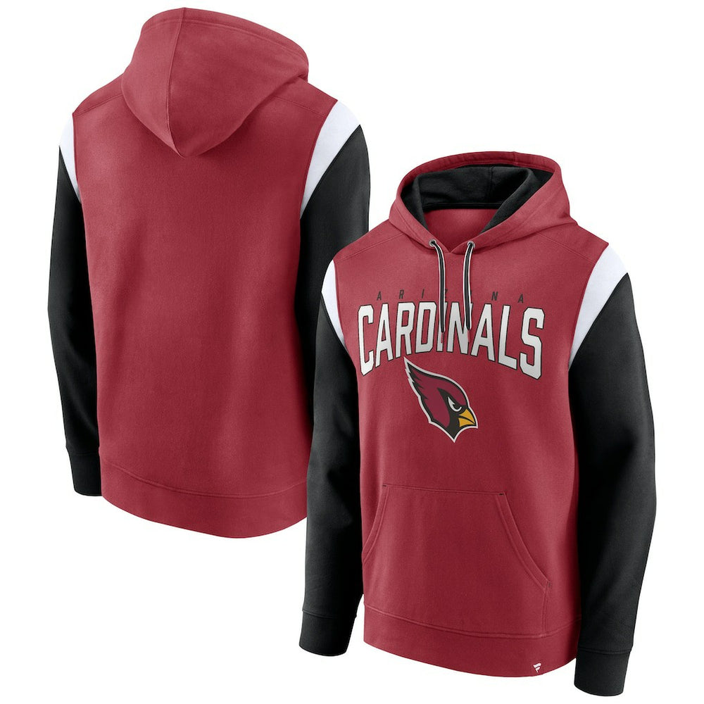 Arizona Cardinals Trench Battle Pullover Hoodie Cardinal - Fanatics