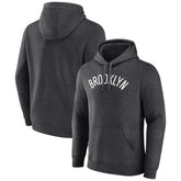NBA - Brooklyn Nets Wordmark Alternate Pullover Hoodie - Charcoal