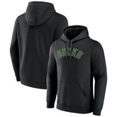 NBA - Milwaukee Bucks Wordmark Alternate Pullover Hoodie - Black