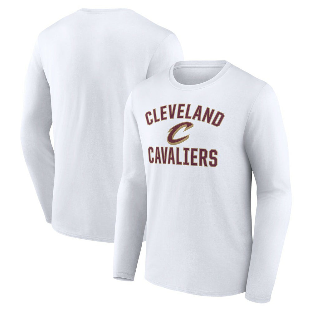 NBA - Cleveland Cavaliers Victory Arch Logo Long Sleeve T-Shirt - White