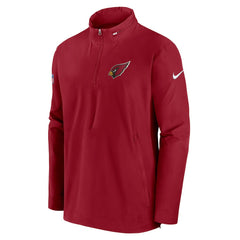 Arizona Cardinals Sideline Coach Half-Zip Jacket Cardinal - Nike