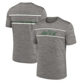 New York Jets Legacy Sideline Performance T-Shirt Heather Charcoal - Nike